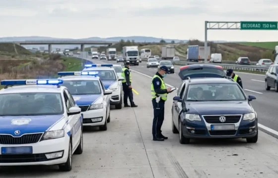 Policija, saobraćaj, foto: AI
