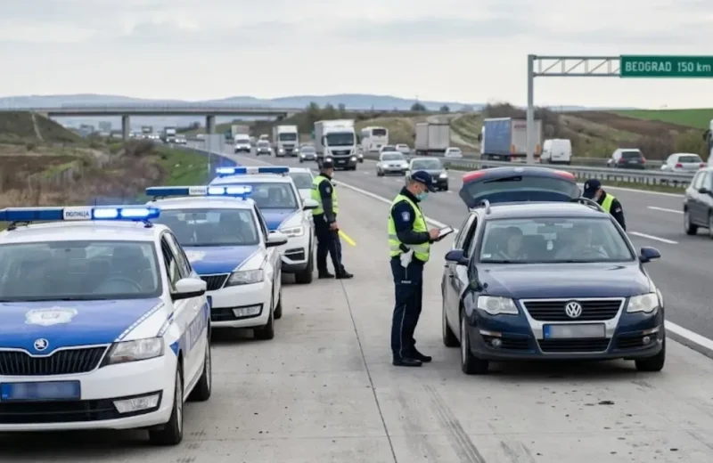 Policija, saobraćaj, foto: AI