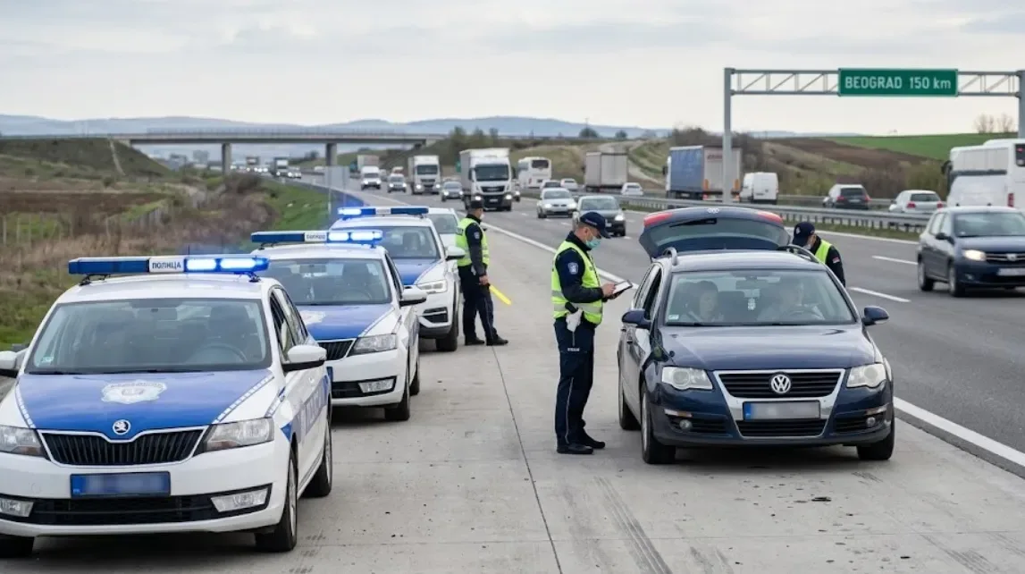 Policija, saobraćaj, foto: AI
