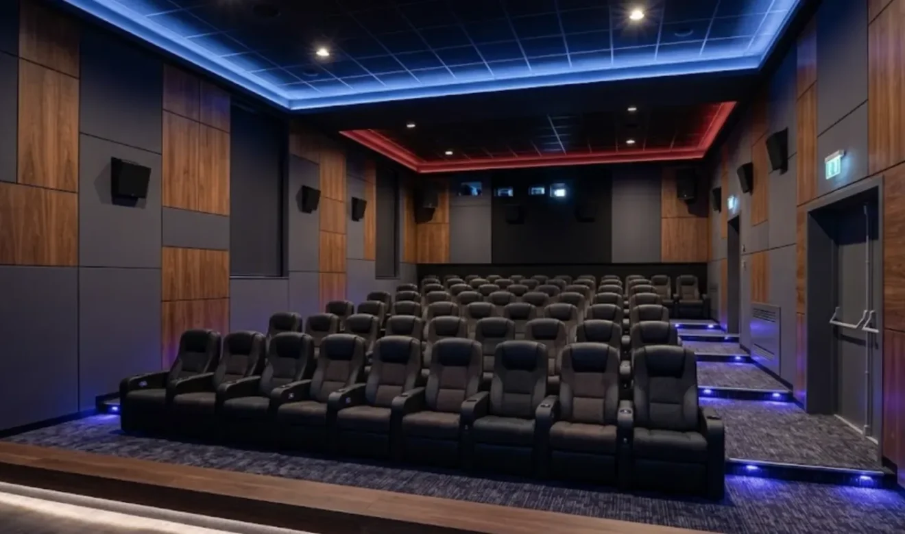 Bioskopska sala Svrljig, ilustracija uz pomoć AI tehnologije