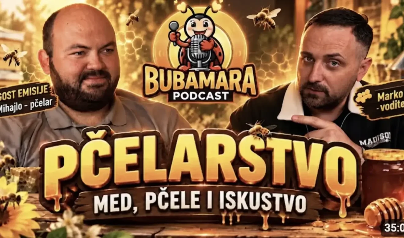 Bubamara Podcast, gost pčelar Mihajlo Stevanović, foto: Marko Bubamara