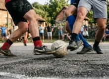 Ilustracija, foto: Turnir u selu Drajinac, AI