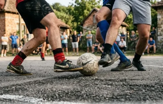 Ilustracija, foto: Turnir u selu Drajinac, AI