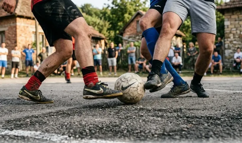 Ilustracija, foto: Turnir u selu Drajinac, AI