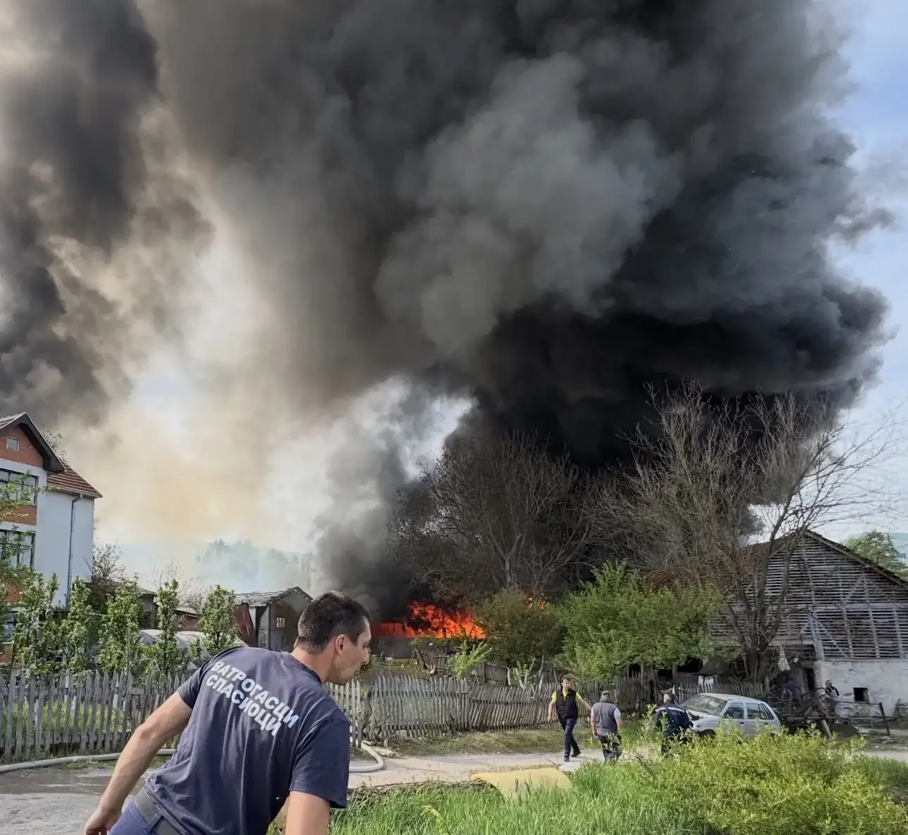 Požar u firmi Trilord, foto: Radio Svrljig