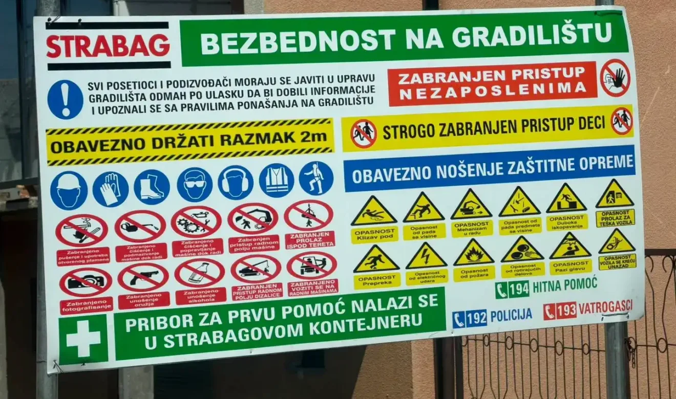Info tabla, postavljena danas