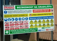 Info tabla, postavljena danas