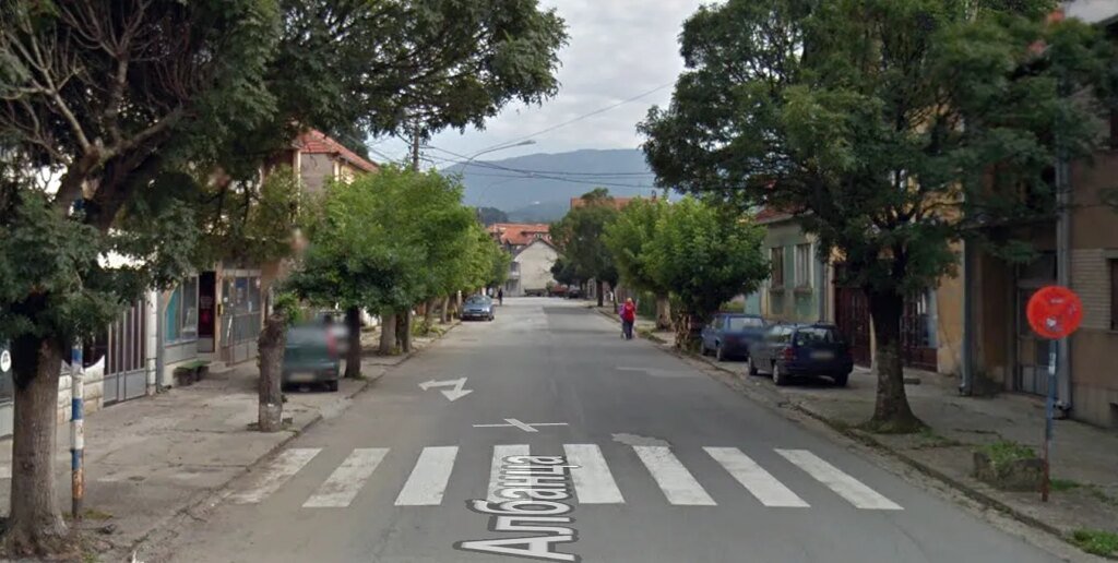 Ulica Vasilija Anđelkovića Albanca, nekada